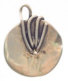 12. Colgante personalizado, baño plata vieja antialérgica.