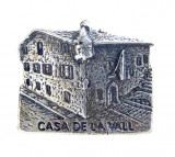 22.Pin casa bañada en níquel viejo.