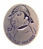 36. Pin logo  bañado en níquel viejo. 